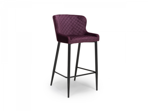 Malcolm Purple Bar Stool